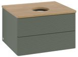 Villeroy & Boch Waschtischunterschrank Antao K18_1 600x360x500mm mit Struktur FK/AP: HL/1 K18111HL