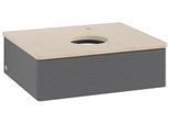 Villeroy & Boch Waschtischunterschrank Antao L07_5 600x190x500mm mit Beleuchtung mit Struktur FK/AP: L07153GK