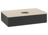 Villeroy & Boch Waschtischunterschrank Antao L08_5 800x190x500mm mit Beleuchtung mit Struktur FK/AP: L08153PD
