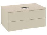 Villeroy & Boch Waschtischunterschrank Antao L19_1 800x360x500mm mit Beleuchtung mit Struktur FK/AP: L19113HJ