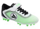 Fußballschuh JAKO "J-SFG COURSE EV", Mädchen, Gr. 34, weiß, neongrün, Synthetik, Textil, Schuhe Fußballschuh, für Rasenplätze, für Kinder