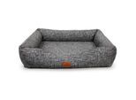 Petliving orthopädisches Hundebett Cleo schwarz/ weiß XXL