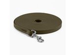 THE DOG IDEA Biothane Schleppleine Khaki 10 m