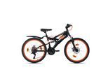 WYLD WYLD Mountainbike Fully 24'' Bliss schwarz 18 Gänge RH 38 cm
