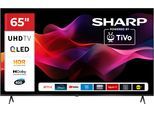 SHARP QLED-Fernseher "4T-C65HMx", Energieeffizienz: E (A-G), schwarz, 65 ″, Fernseher