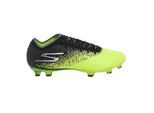 Skechers Elite voetbalschoenen voor heren, voor harde ondergrond (Geel/zwart)