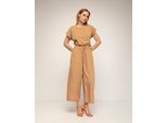 Rechte broek met zakken en elastische taille