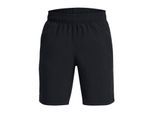 Under Armour Technische geweven korte broek met logo voor jongens (Zwart)