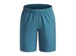 Under Armour Technische geweven korte broek met logo voor jongens (Donkerblauw)