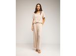 Set van overhemd con korte mouwen en elastische broek met zakken