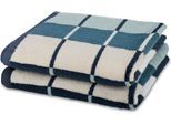 Handtücher ROSS "Three Stars 9042", blau (nachtblau), B:50cm L:100cm, Frottier, Frottier, Handtücher, Handtücher, 100% Baumwolle, made in Germany