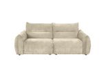 Mid.you 2-Sitzer-Sofa, Creme, Kunststoff, 216x89x92 cm, Wohnzimmer, Sofas & Couches, Sofas, 2-Sitzer Sofas