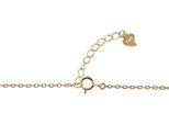 Kette ohne Anhänger ADELIA´S "Halskette mit Anhänger – Unendlichkeitszeichen aus 925 Silber", gold, Halsketten, Damen, 42cm, Silber 925 (Sterlingsilber), Ideal als Geschenk – dezent und elegant