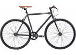 Singlespeed BIKESTAR Gr. 53, schwarz, Fahrräder, 53cm, 28 Zoll (71,12cm), für Damen und Herren