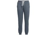 Sweathose OXMO "Sweathose OXOlivia", Damen, Gr. L, N-Gr, blau (ins bl mel), Obermaterial: 80% Polyester PES. 20% Baumwolle CO., Hosen Sweathose