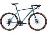 Gravelbike WYNN "GRL3.0" Gr. 56, grün, grün, Fahrräder, 56cm, 28 Zoll (71,12cm) hinten: 28 Zoll (71,12cm)