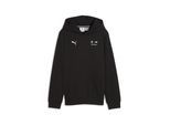 Kapuzenpullover PUMA "BMW M MOTORSPORT Essentials Hoodie Jugendliche", Kinder, Gr. 152, schwarz, Obermaterial: 32% Polyester, 68% Baumwolle. Kapuzenfutter: 100% Baumwolle. Rippe: 3% Elasthan, 97% Baumwolle, regular fit, Rundhals, Pullover Kapuzenpullover