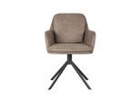 LABEL51 - Eetkamerstoel Joy - Taupe - 63x58x83cm