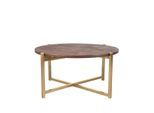 LABEL51 - Salontafel Dox - Bruin - 70x70x35cm