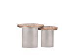 LABEL51 - Salontafel Set Bunch - Bruin - 60x60x45cm