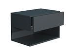 Livetastic , Anthrazit , Holzwerkstoff , 1 Schublade(n) Schubladen , 45x30x32 cm , Schlafzimmer, Nachtkästchen