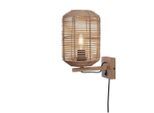 Good & Mojo , Naturfarben , Naturmaterialien , Holz , 25x25x18 cm , LED-Leuchtmittel austauschbar ,