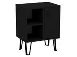 Livetastic , Schwarz , Holzwerkstoff , 50x63x35 cm ,