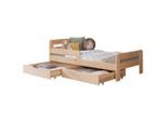 Livetastic , Naturfarben , Holz , Kiefer,Birke , massiv,Schichtholz , H2 , 90x200 cm , für Rollrost geeignet, mit Schubkästen, in verschiedenen Größen erhältlich ,