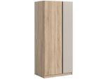 Livetastic , Sonoma Eiche, Kaschmir , Holzwerkstoff , Holzoptik , 3 Fächer , 80x183x53 cm , FSC MIX ,