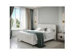 Livetastic , Beige , Holz, Textil, Holzwerkstoff , H3 , 200x200 cm , Bettkasten, gepolstertes Kopfteil, Stoffauswahl, Topper durchgehend, in verschiedenen Größen erhältlich ,