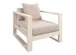 Amatio Loungesessel , Beige , Metall, Textil , Füllung: Schaumstoff , Kufe , 76x60x90 cm , Bsci , Gartenmöbel, Loungemöbel, Lounge-Serien
