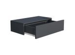 Livetastic Nachtschrank, Anthrazit, Holzwerkstoff, 1 Schublade(n) Schubladen, 60x15x30 cm, hängend, Schlafzimmer, Nachttische