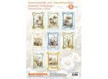 3D-Bastelmappe "Sommergrüße mit Gänseblümchen", für 8 Karten