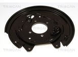 TRISCAN Spritzblech, Bremsscheibe 812513221 Hinterachse links für TOYOTA