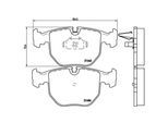 MAGNETI MARELLI Bremsbelagsatz, Scheibenbremse 363700406021 für BMW