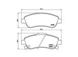 MAGNETI MARELLI Bremsbelagsatz, Scheibenbremse 363700428045 für HONDA