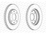 FERODO Bremsscheibe ddf214c 247mm 20mm für Peugeot LIFAN