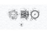 MAGNETI MARELLI Innenraumgebläse 069412381010 für ALFAROME/Fiat/LANCI