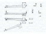 MAGNETI MARELLI Wischergestänge 085570168010 vorne für Fiat