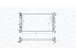 MAGNETI MARELLI Kühler, Motorkühlung 350213190300 für Opel