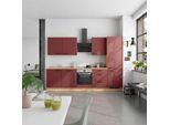 Küchenleerblock Easytouch High o. Geräte Rot