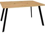 Schreibtisch MÄUSBACHER "Big System Office", schwarz (schwarz matt, asteiche, schwarz, asteiche), B:120cm H:75cm T:70cm, Tische, Schreibtisch, Breite 120 cm