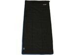 Deckenschlafsack POLYDAUN "GAPA Deckenschlafsack lightweight", schwarz, Schlafsäcke, B/L: 80cm x 210cm, umlaufender Reißverschluss, Obermaterial: 100% Nylon, L:210cm