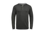 Rundhalsshirt SOLID "Rundhalsshirt SDVolko", Herren, Gr. M, grau (dar grau m), Obermaterial: 60% Baumwolle CO. 40% Polyester PES., Shirts Rundhalsshirt