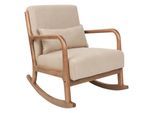 SCHAUKELSESSEL Stoff Beige Skovde