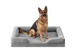 FEANDREA Orthopädisches Hundebett M-XXXL, abnehmbarer Bezug, erhöhte Ränder, rutschfest XXXL