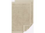Handtuch ROSS Gr. 1, beige, B:50cm L:100cm, 100% Baumwolle, Handtücher, Handtuch