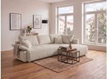 Ecksofa COLLECTION AB "Funtastic, Breite 213 cm", beige, B:213cm H:41cm T:166cm, 100%Polyester, Sofas, Ecksofa, mit Schlaffunktion, Bettkasten, Armverstellung und Bonnelfederkern