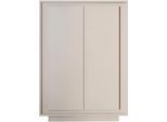 Highboard HOME AFFAIRE "Sky, B/H 106/171 cm, Stauraumschrank/Hochkommode, 2 Türen", beige (cashmere), B:106cm H:171cm T:40cm, Holzwerkstoff, Sideboards, Highboard, Softclosing, Korpus & Front 22 mm stark, Rahmen-Optik