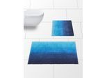 Badematte DYCKHOFF Gr. 1, royalblau, (55cm x 65cm), 1 Stk., Badematten, Badematte